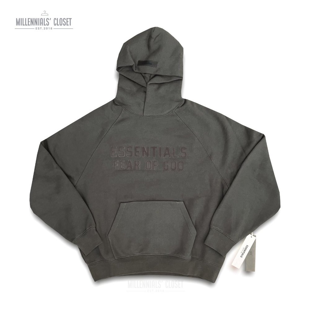Fear of God Essentials Off Black Hoodie 2022 size XL